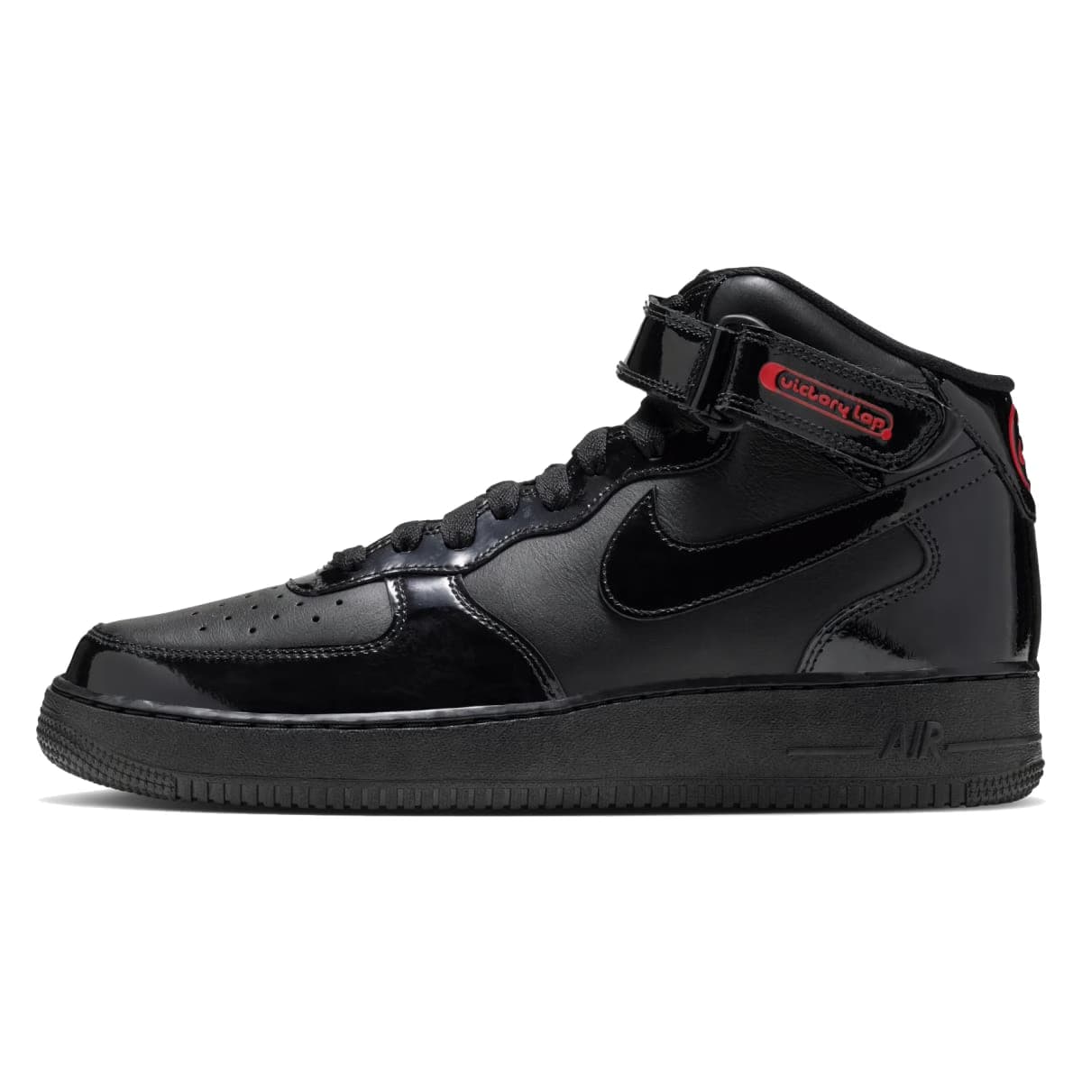 Victory Lap Radio x Nike Air Force 1 Mid '07 'Black & Light Crimson'