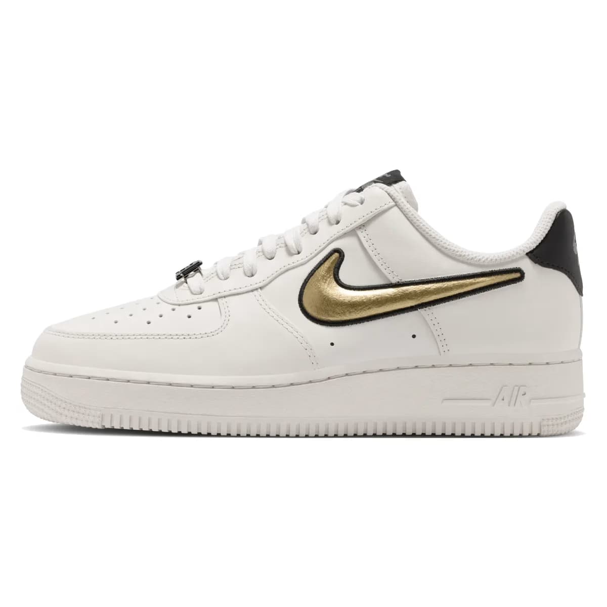 Nike Air Force 1 '07 SE Premium 'Sail, Black & Metallic Gold'