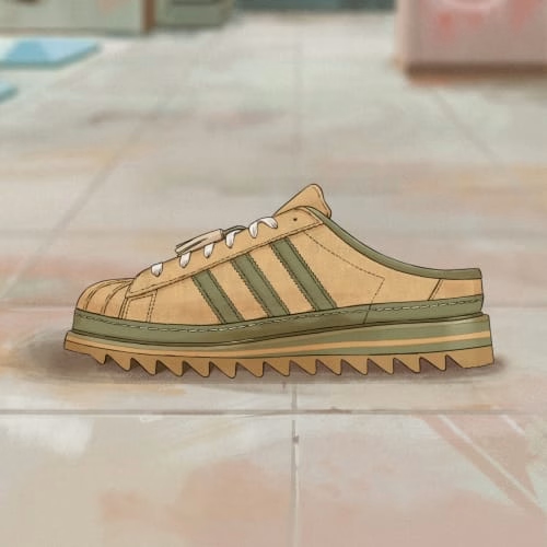 CLOT x adidas Sawtooth Mule 'Brown' - By Edison Chen KJ0275