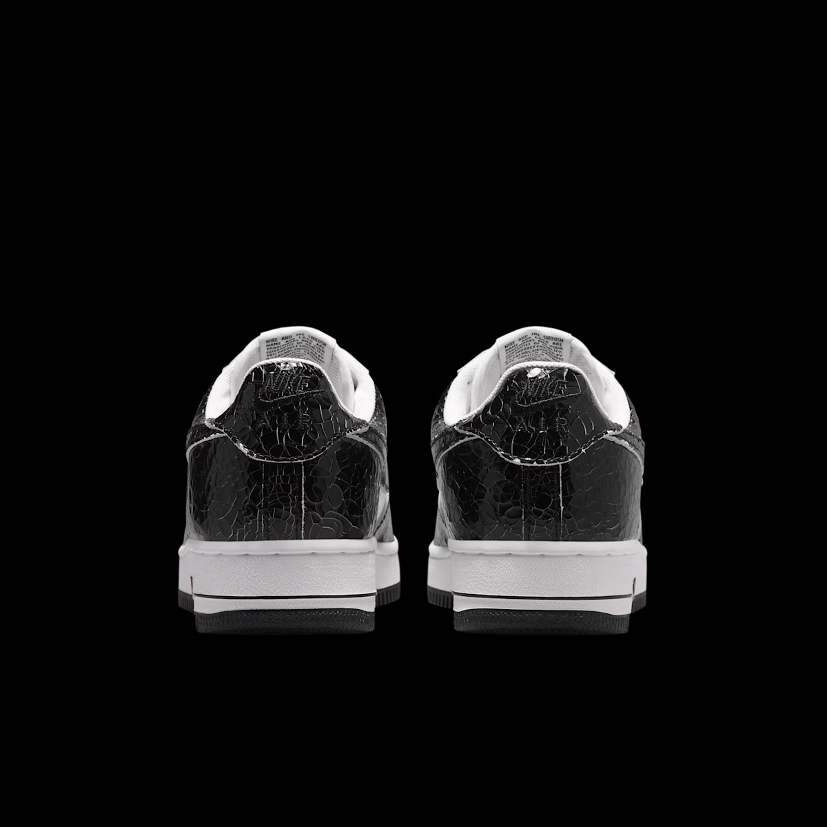 Nike Air Force 1 Low Cracked Leather 'Black & White' JA0248-300