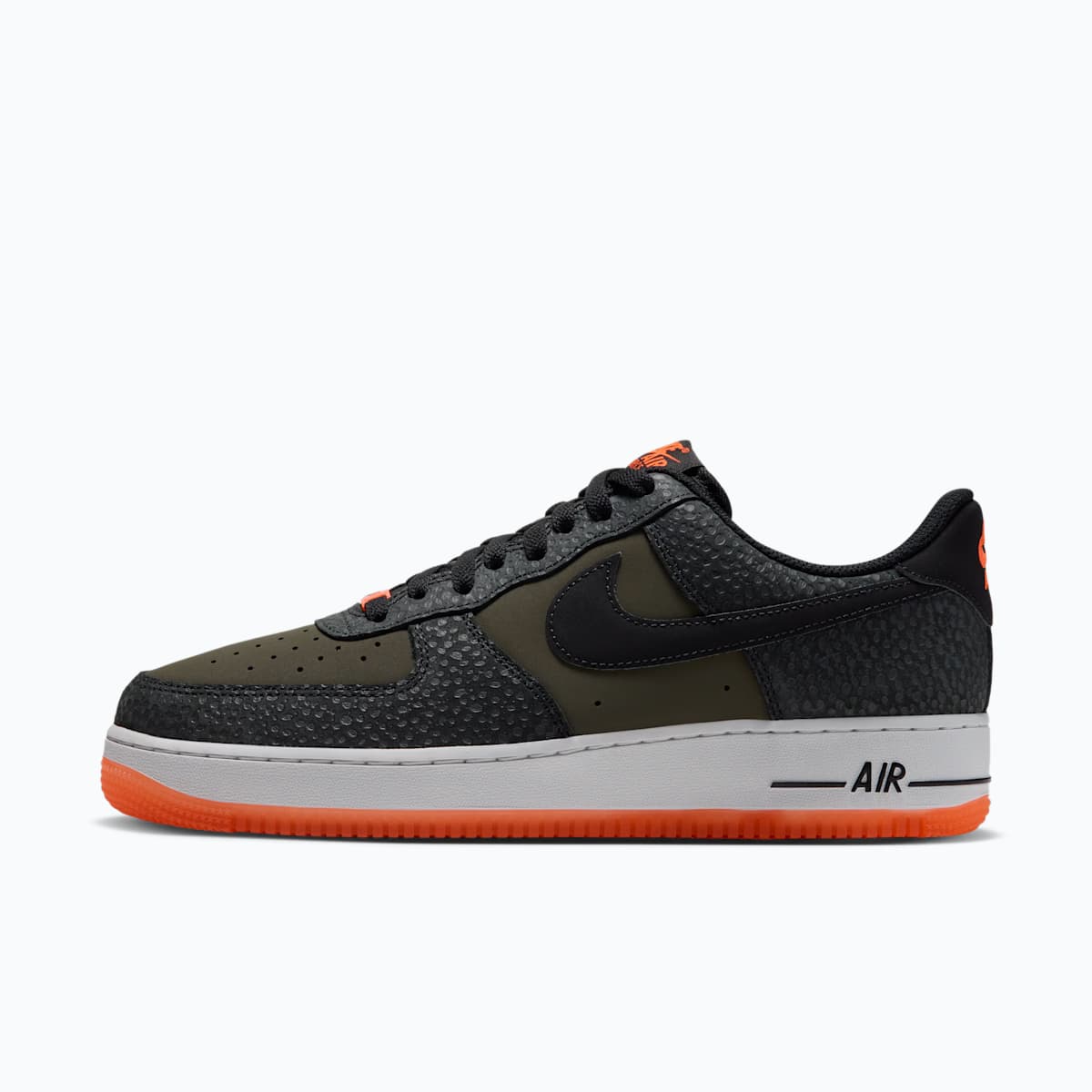 Nike Air Force 1 '07 'Black & Total Orange'