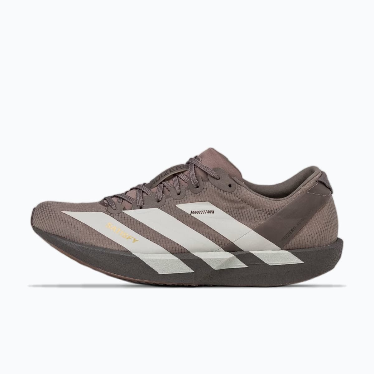 Satisfy x adidas Adizero Adios WMNS 'Tech Earth & Charcoal'