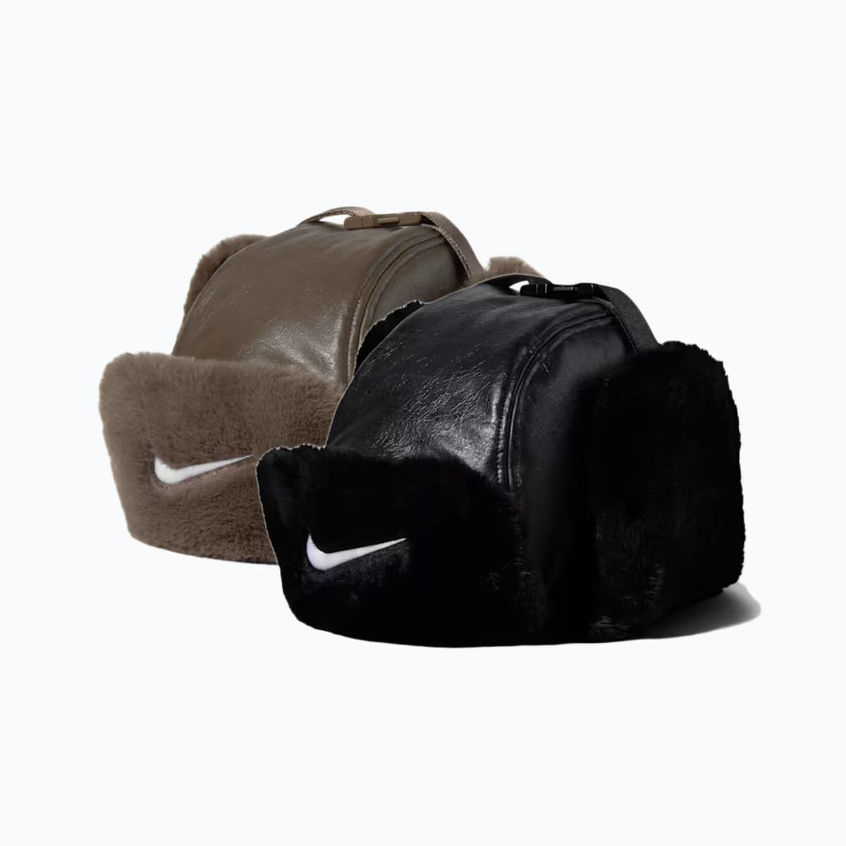 Nike Nike Fly Leather Trapper Cap 'Black & Brown'
