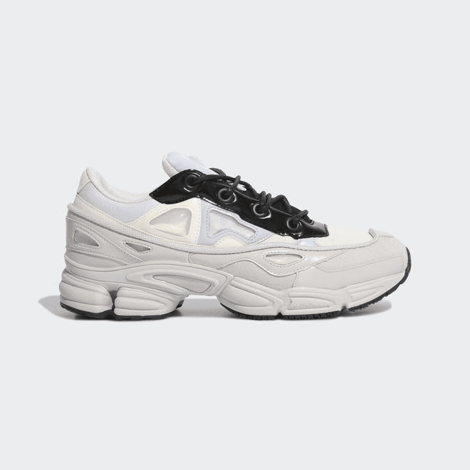 Adidas By Raf Simons Nude and Black Ozweego III Leather Sneakers