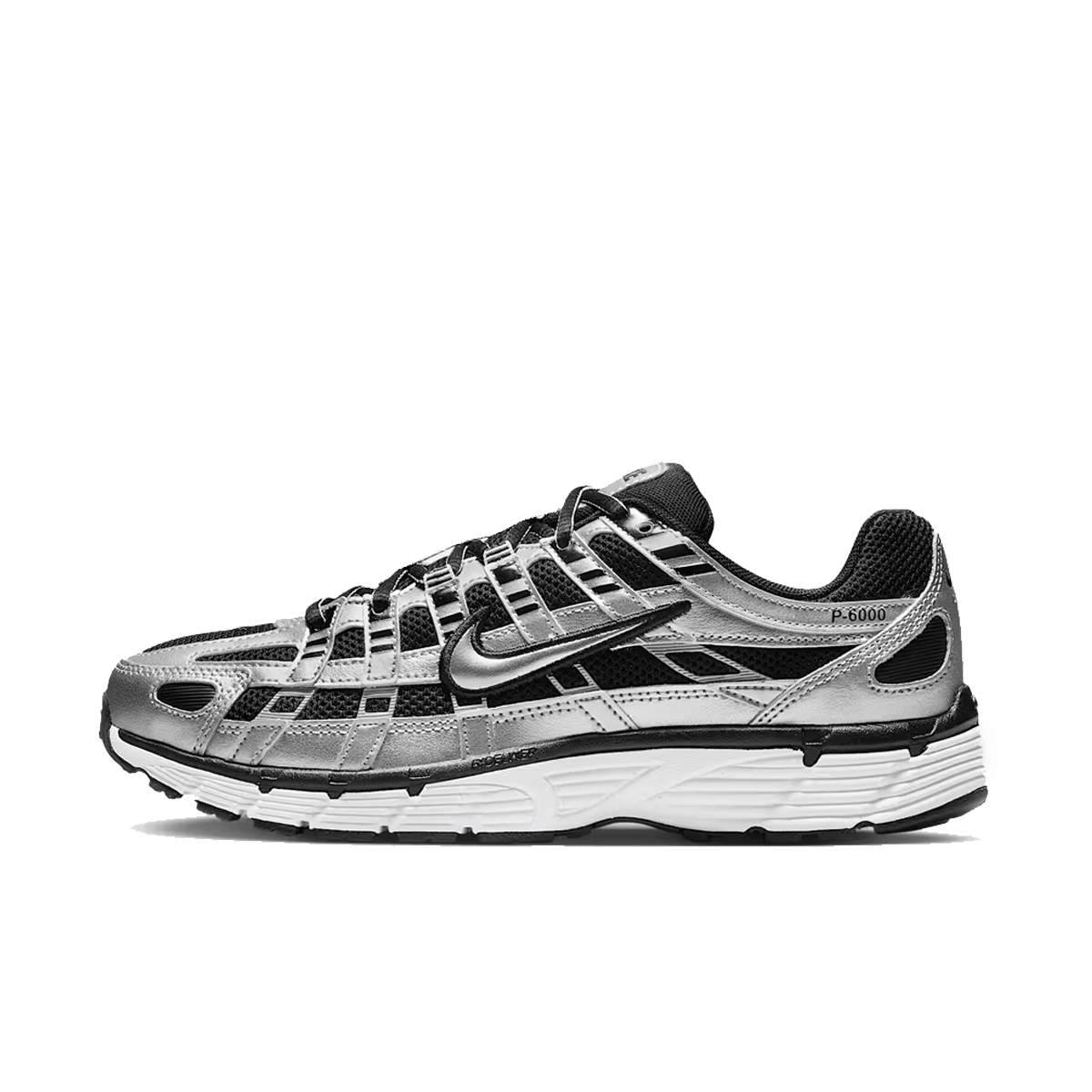 Nike P-6000 WMNS 'Black & Metallic Silver' BV1021-013