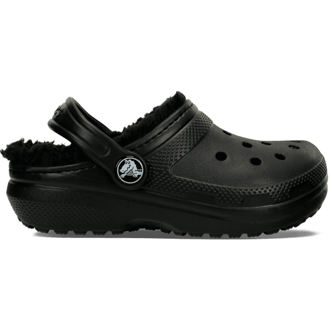 Crocs Toddler Classic Lined ClogsKinder Black / Black