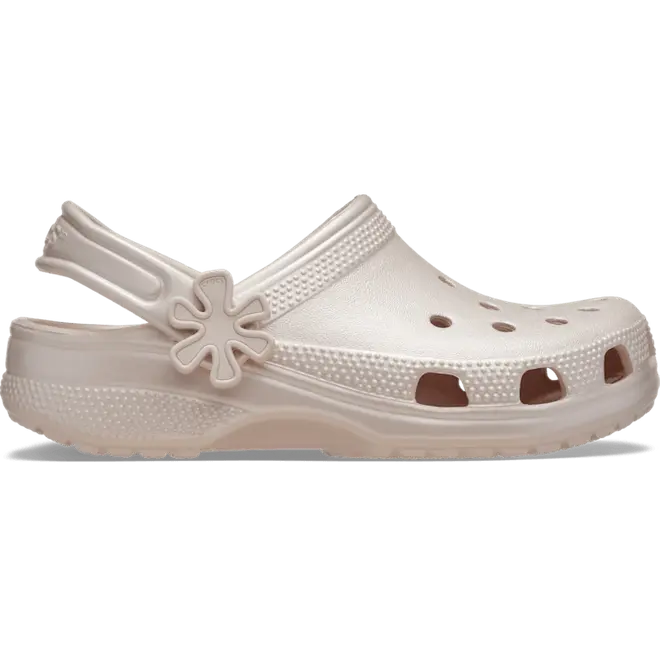 Crocs Kids Classic Pearl Shine Clogs Quartz