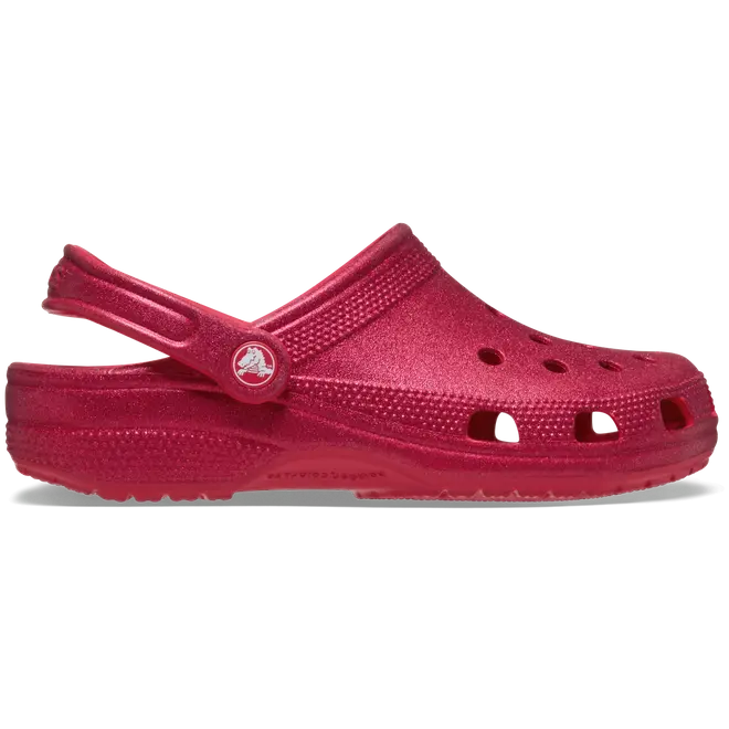 Crocs Classic Glitter Clogs Digital Raspberry Glitter