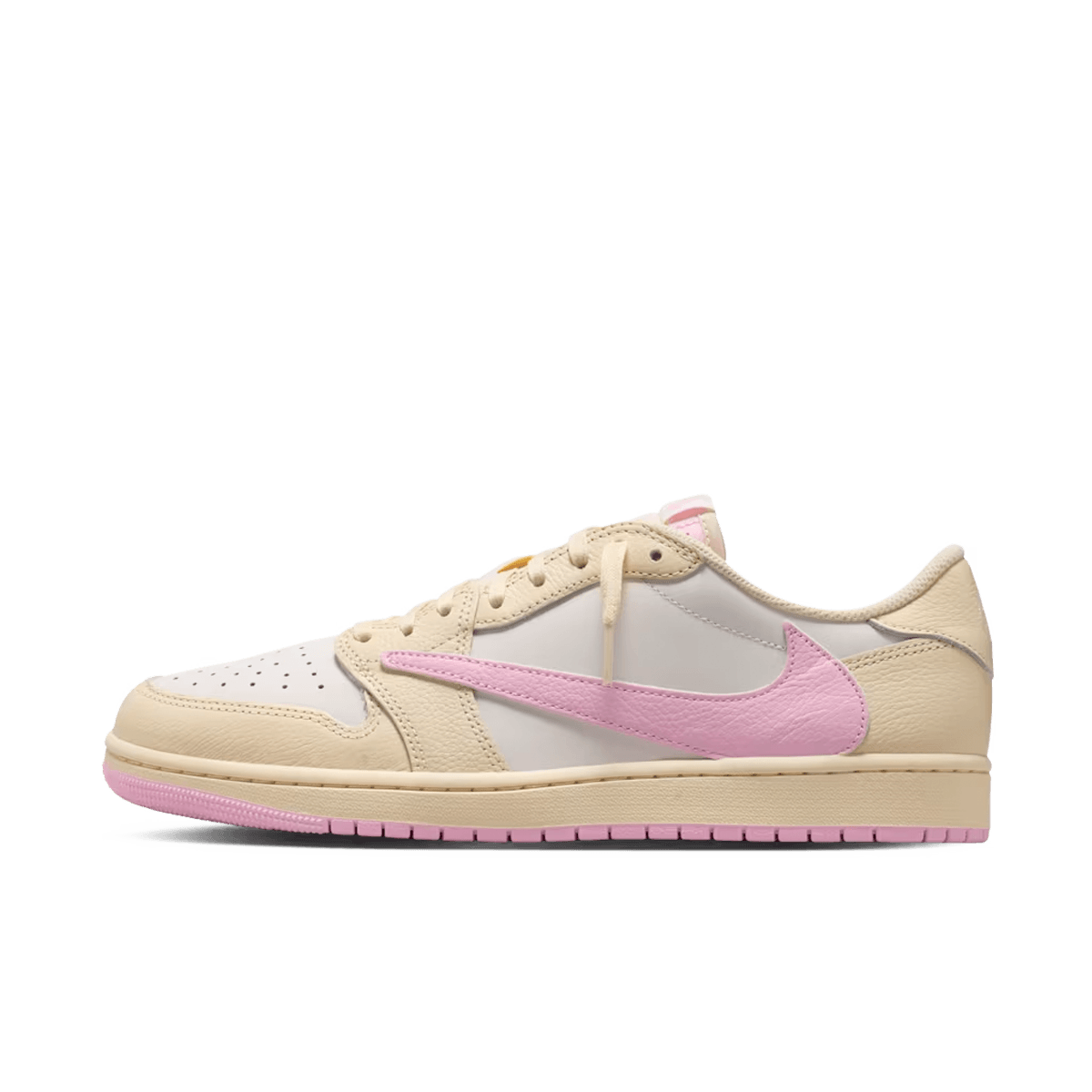 Travis Scott x Air Jordan 1 Low OG 'Muslin & Shy Pink' - Pink Pack IQ7604-100