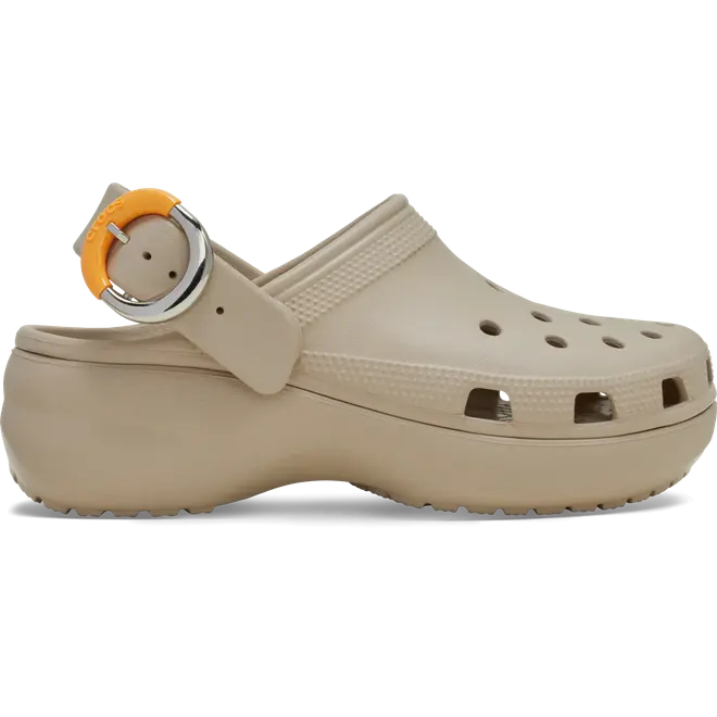 Crocs Women Classic Platform Dipped Buckle Clogs Dulcé
