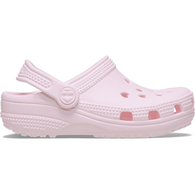 Crocs Toddler Classic Hearts Cut Out Clogs Kinder Bubble Ice