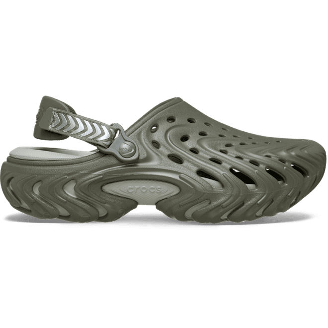 Crocs Echo II Chrome Clogs Silver Chrome