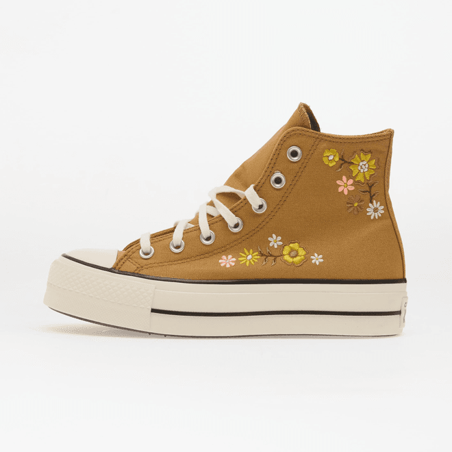 Chuck Taylor All Star Lift Embroidered Flowers - Converse Honey Stick