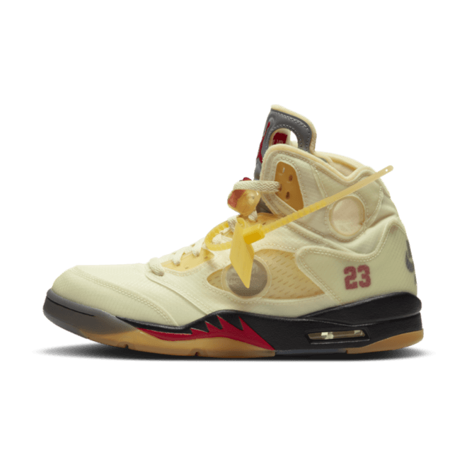 Off-White X Air Jordan 5 'Sail' DH8565-100