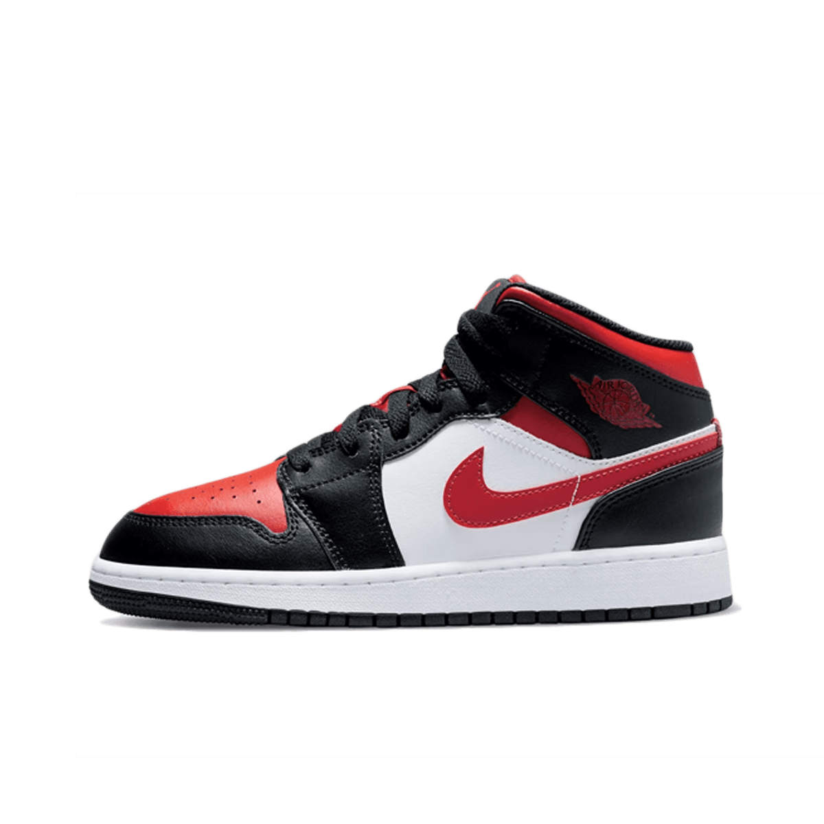 Air Jordan 1 Mid GS 'Bred Toe' 554725-079
