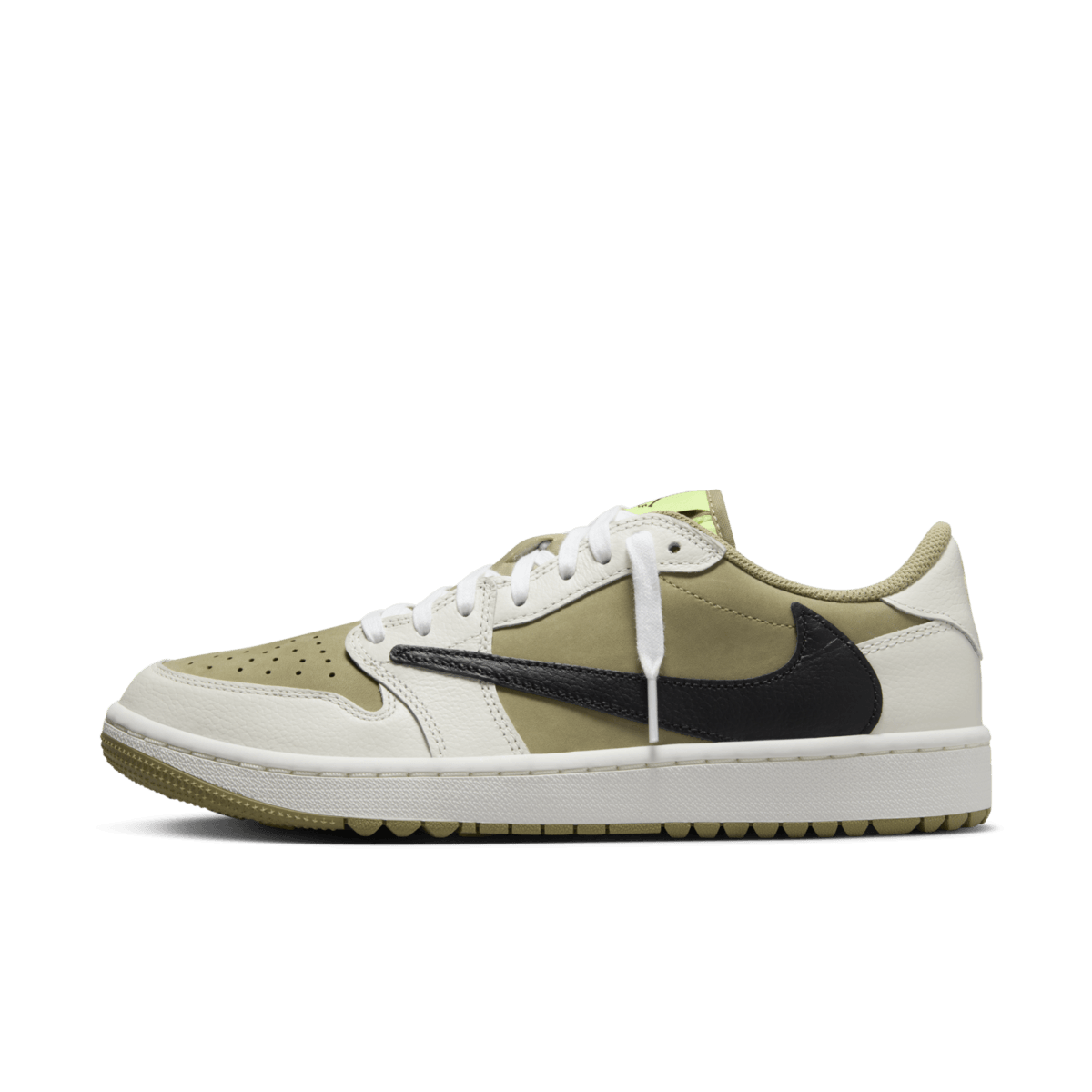 Travis Scott x Air Jordan 1 Low Golf 'Neutral Olive' FZ3124-200