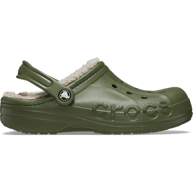 Crocs Baya Lined ClogsArmy Green / Multi