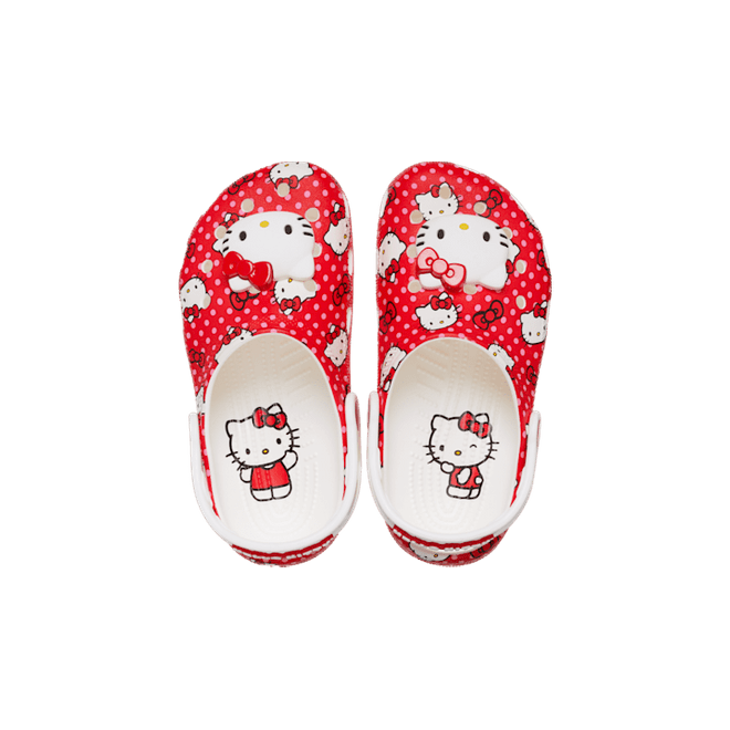 Crocs Hello Kitty x Classic Clog Kids 'Red Polka Dots'