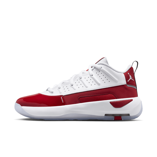 Jordan Max Aura 7 White Gym Red Black