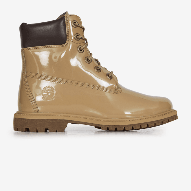 Timberland Premium 6" Lace Up Waterproof Boot Wheat Patent Leather