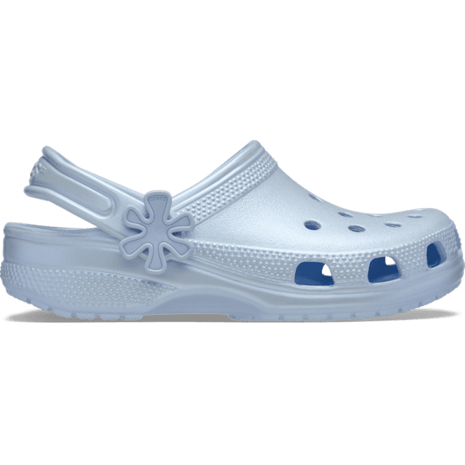 Crocs Kids Classic Pearl Shine Clogs Blue Frost