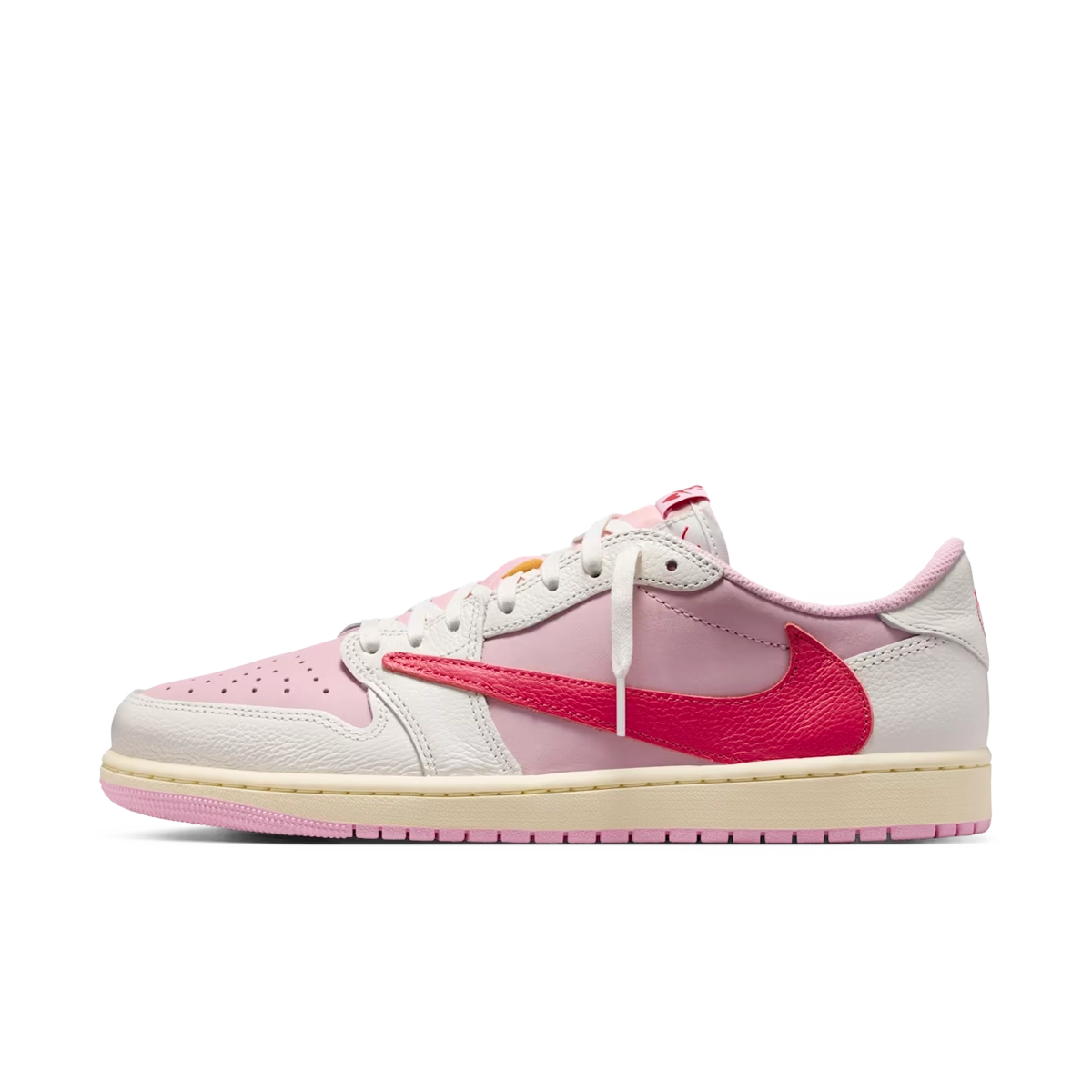 Travis Scott x Air Jordan 1 Low OG 'Sail & Shy Pink' - Pink Pack IQ7604-101