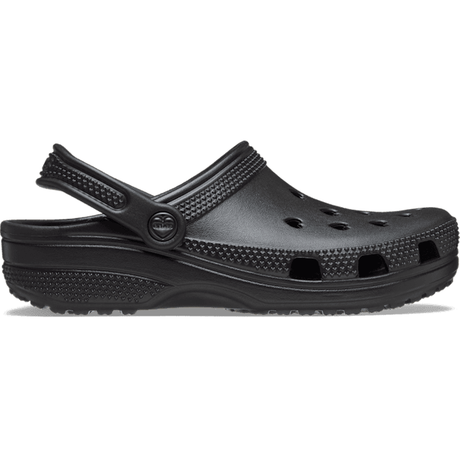 Crocs Classic Hearts Cut Out Clogs Black