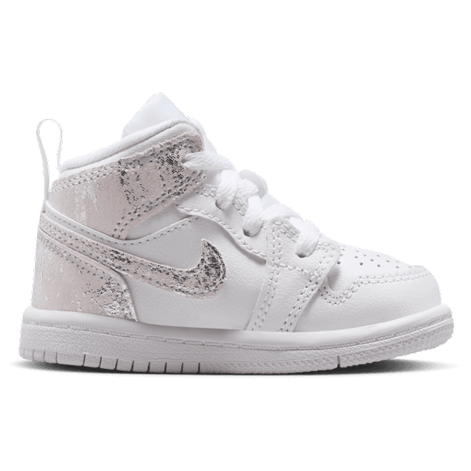 Jordan Aj1 Mid Babyschoenen White