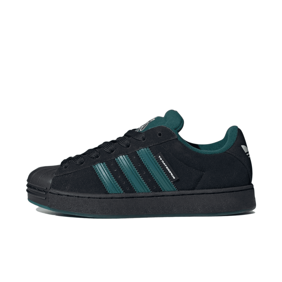 adidas Superstar St 'Core Black & Rich Green'