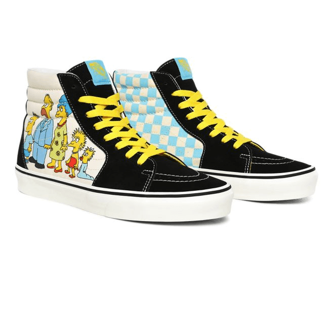 Vans x The Simpsons Sk8-Hi 1987-2020 Black / White Trainers