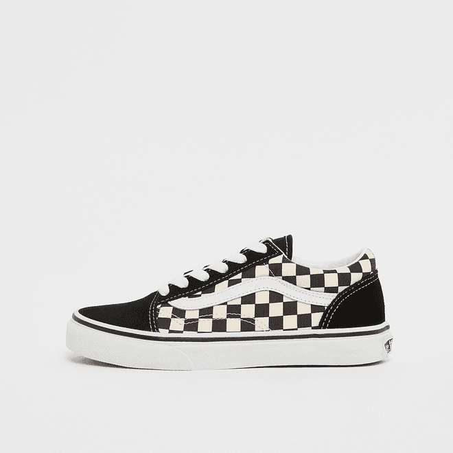 Vans Kids Black & White Checkerboard Old Skool Little Kids