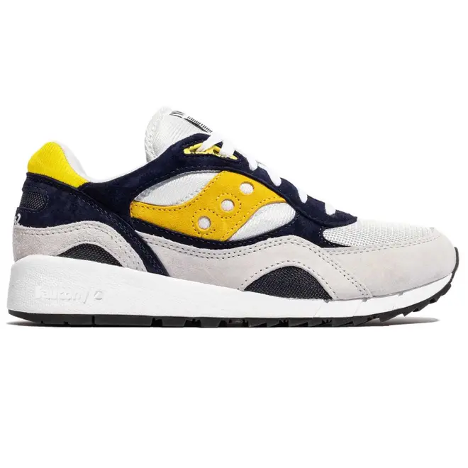 Saucony Shadow 6000 Grey Navy Yellow