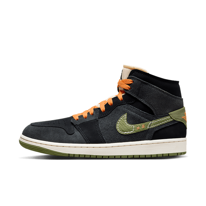 Air Jordan 1 Mid SE Craft 'Anthracite Light Olive' FD6817-003