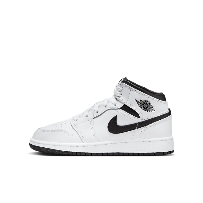Air Jordan 1 Mid GS 'White Black' DQ8423-132