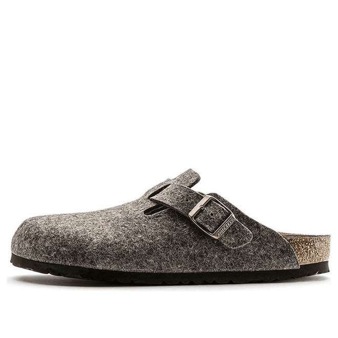 Birkenstock Boston Wool Felt Sandals 'Cacao'