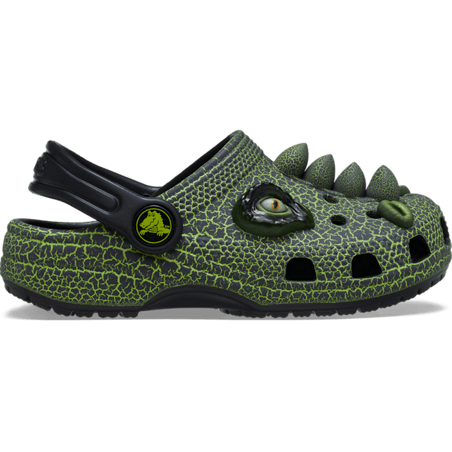 Crocs Kids Toddler Classic IAM Scary Dino Clogs Black