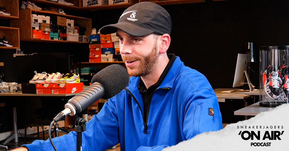 Rolph van Heyster, co-owner van Calico Jack, is te gast in Sneakerjagers 'On Air' de podcast