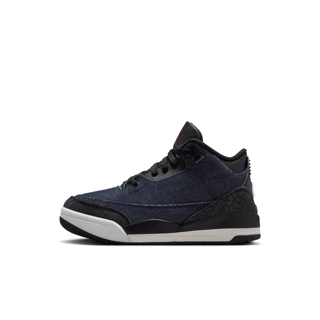 Air Jordan 3 x Levi's® "Indigo and Gym Red" Little Kids'