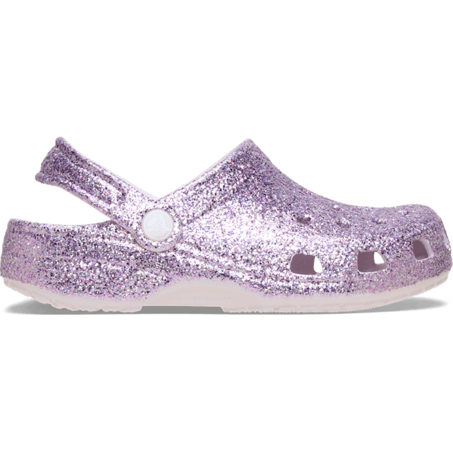 Crocs Classic Chunky Glitter Clogs Kinder Grape Ice