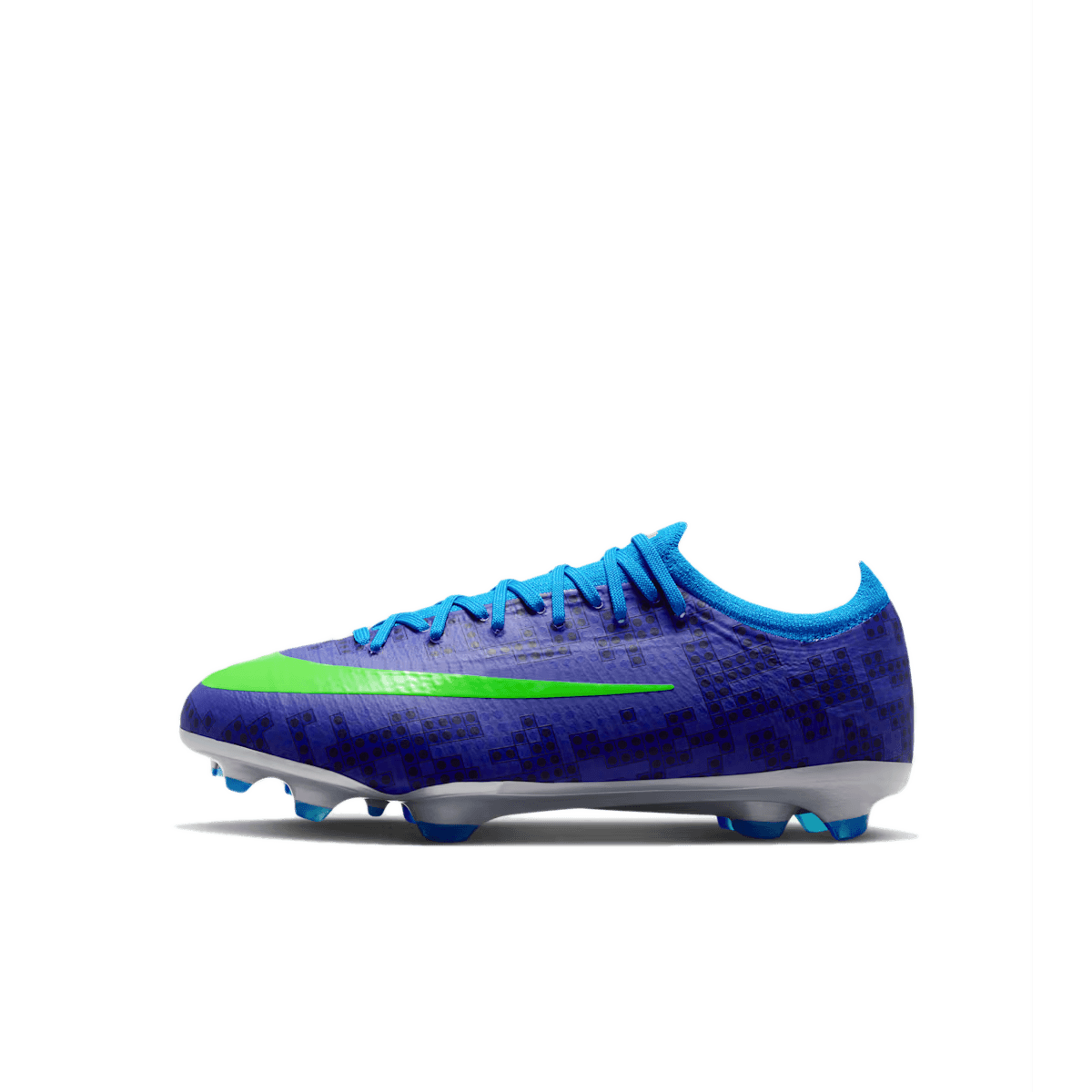 LEGO® x Nike Jr. Mercurial Vapor Pro GS 'Concord & Green Strike'