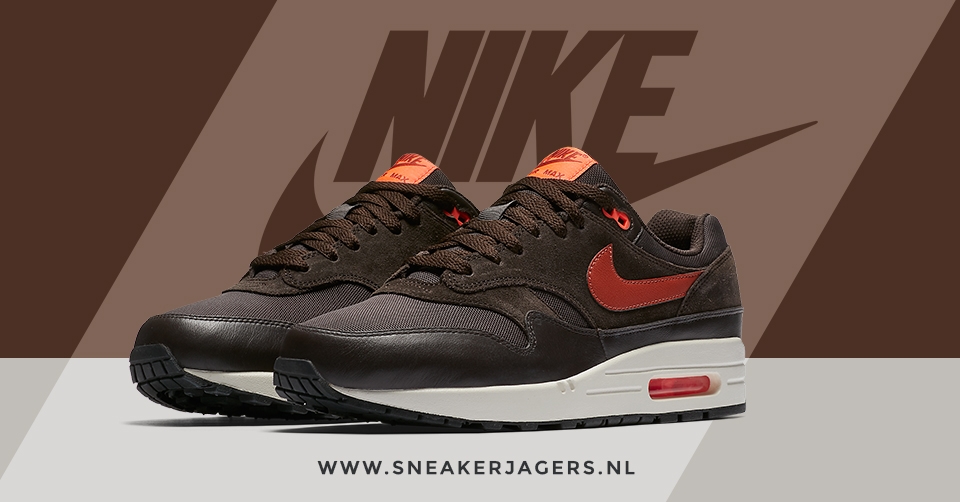 Binnenkort: Nike Air Max 1 Premium &quot;Dark Brown&quot;