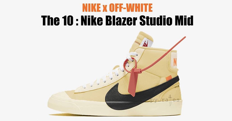 *leak alert* Virgil Abloh&#8217;s Off-White x Nike Blazer