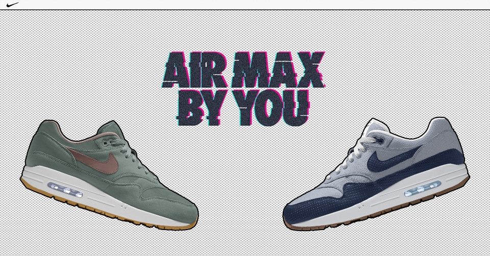 NIKEiD update: Nieuwe Nike Air Max 1 iD opties