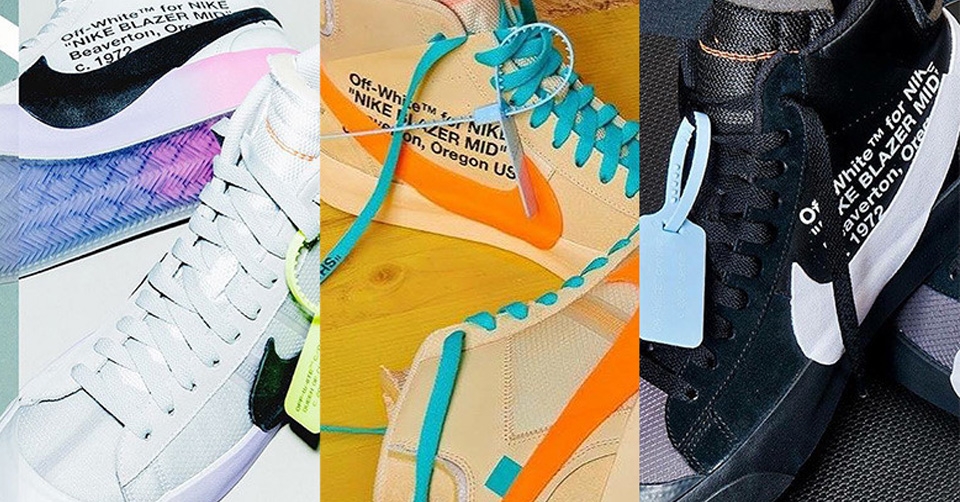 Alle colorways van de Off-White x Nike Blazer releasen binnenkort opnieuw
