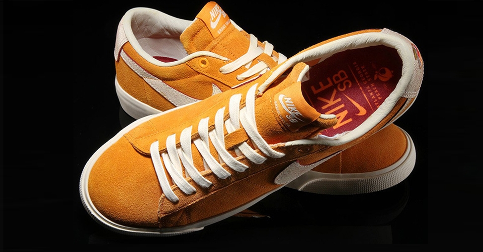 De Nike SB Blazer in een &#8220;Bruised Peach&#8221; colorway