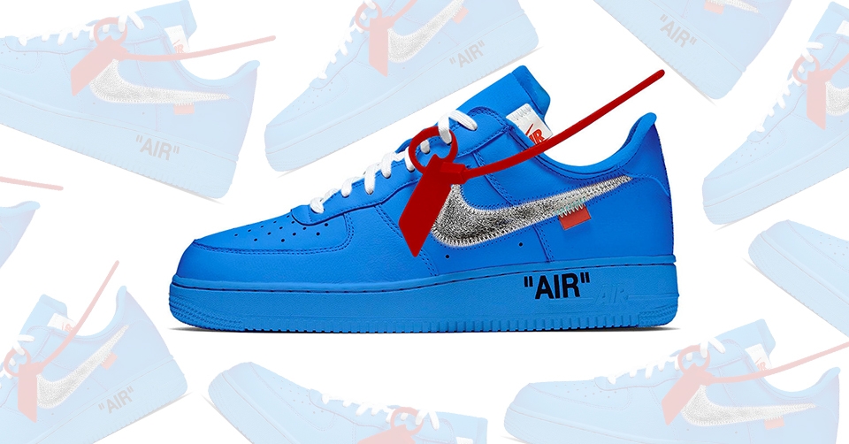 Nieuwe Off-White x Nike Air Force 1 gespot