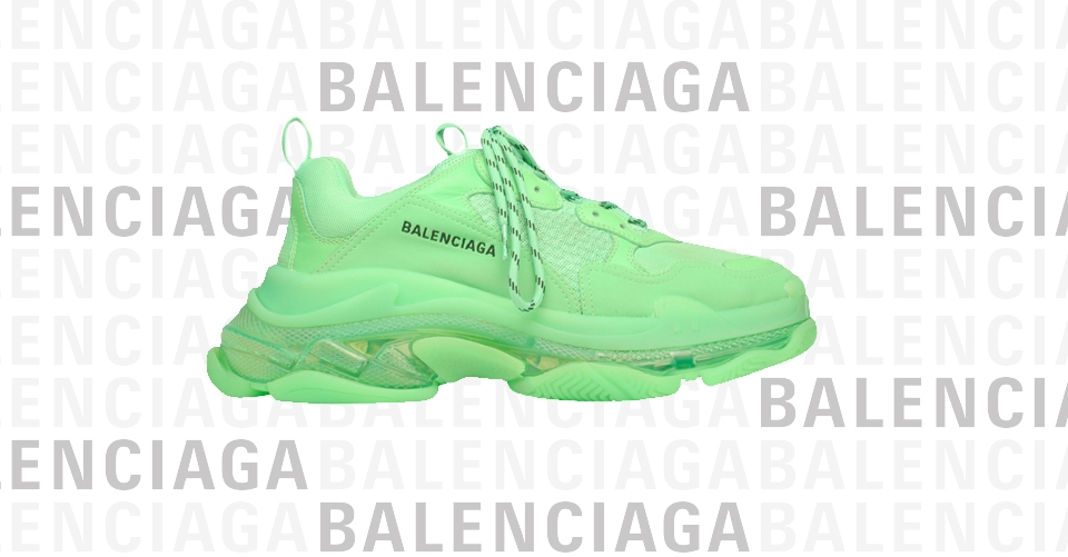 Balenciaga Triple S Neon Green nieuwe colorway