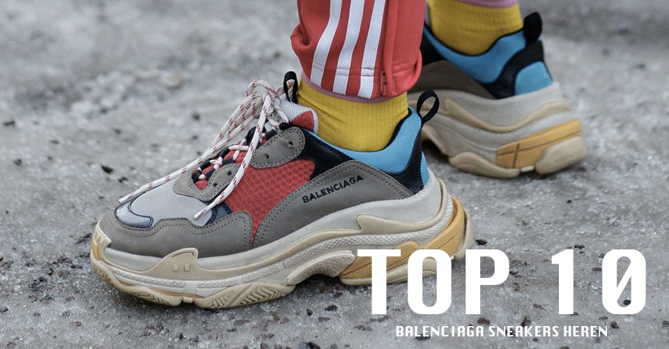 Top 10 // Balenciaga sneakers voor heren