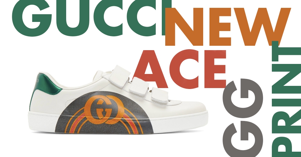 Gucci released de New Ace met GG print