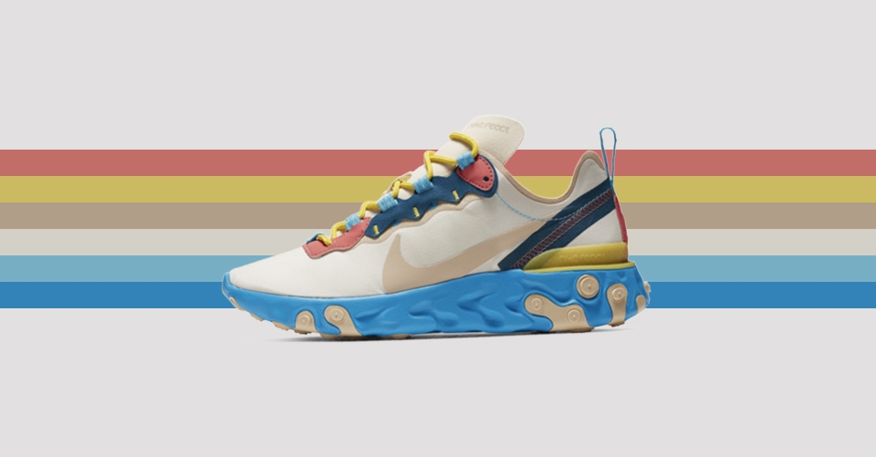 Nike released React Element 55 in &#8220;Electric Blue&#8221;